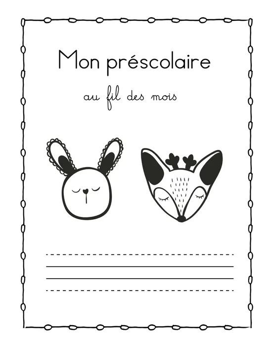 Mon autoportrait au fil des mois, MS et GS, Exercices et activités, Arts