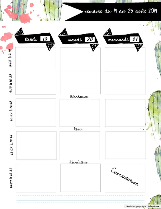 Calendrier