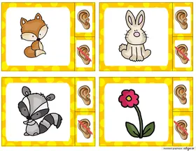 Cartes j'entends j'entends pas