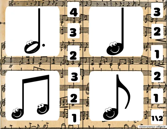 Cartes à pinces_musique