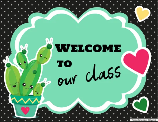 Welcome sign