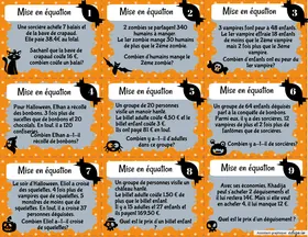 Mise en équation