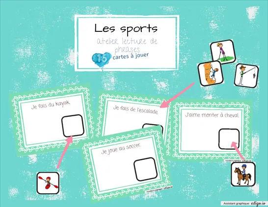 Atelier lecture de phrases- sport