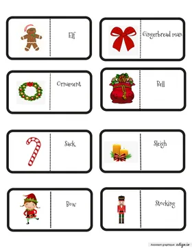 Christmas dominoes