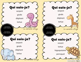 Qui suis-je ? (animaux)