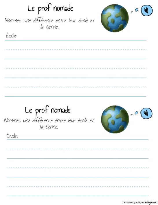 Le prof nomade