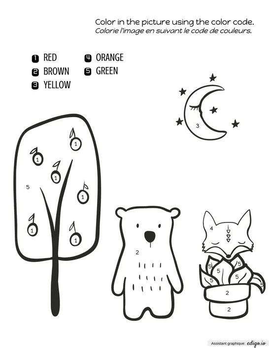 Coloring by number