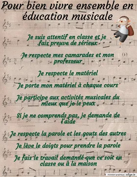 Règles de vie en classe