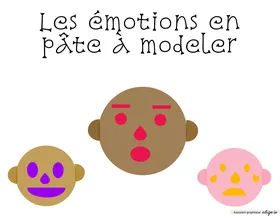 Fiches pâte à modeler émotions
