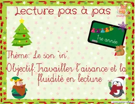 Lecture pas à pas- son in Noël-
