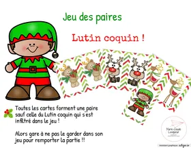 Jeu des paires - Lutin coquin