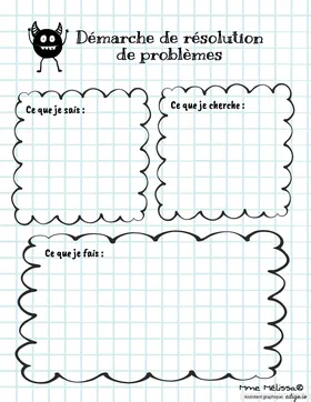 Démarche résolution de problèmes