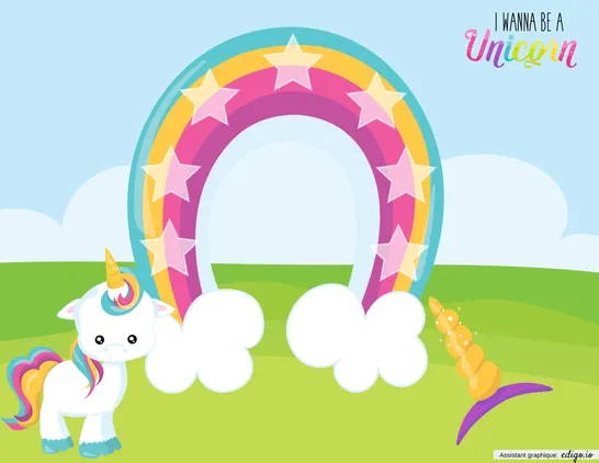 Tableau stimulation licorne
