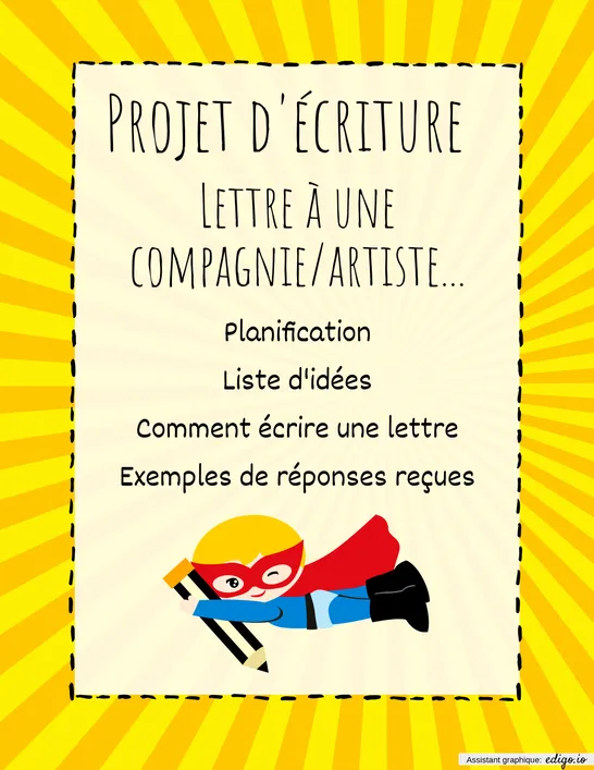 Situation d'écriture