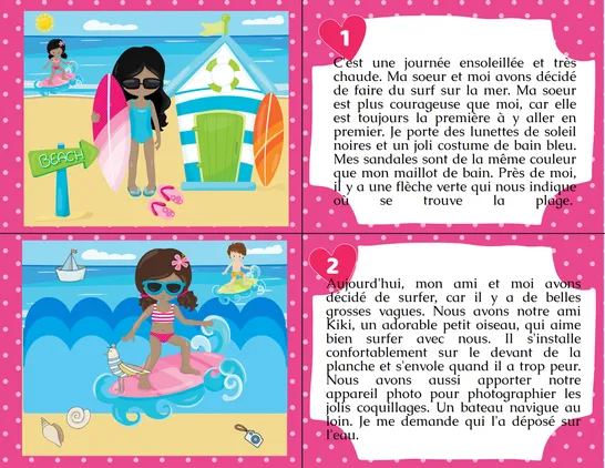 Atelier (compréhension de lecture), 2nd grade, Task cards, Reading