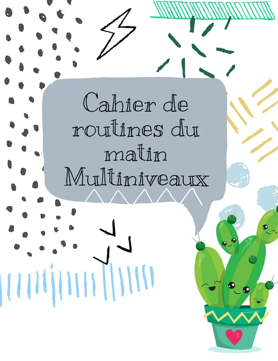 Mon cahier de routines multiniveaux