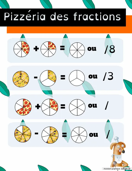 Fractions pizza