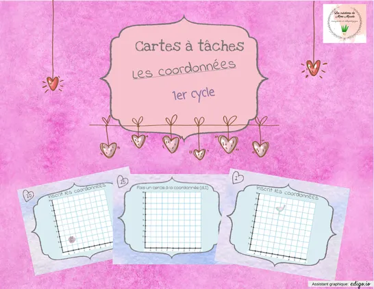 Cartes à tâches- plan cartésien