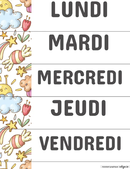 Jours de la semaine