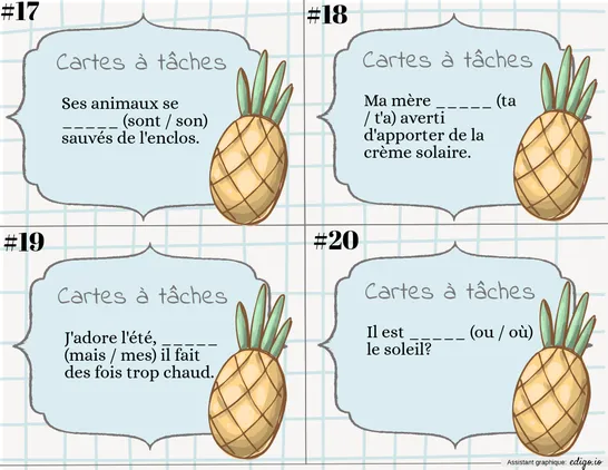 Révision des homophones