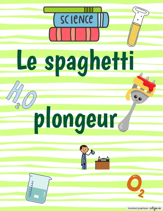 Le spaghetti plongeur