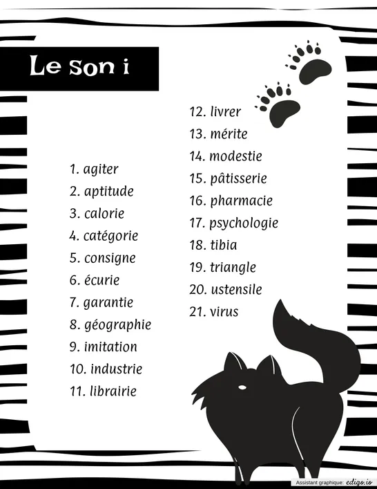 Le son i