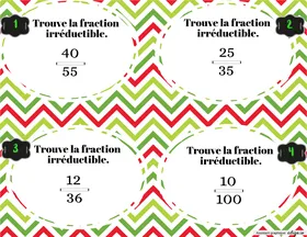 Réduire une fraction en fraction irréductible