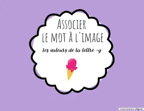 Les valeurs de la lettre G