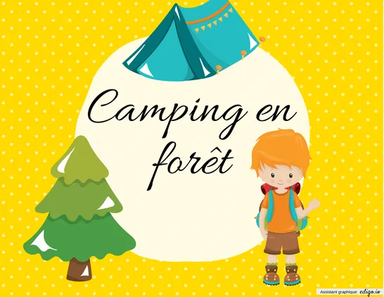 Camping en forêt