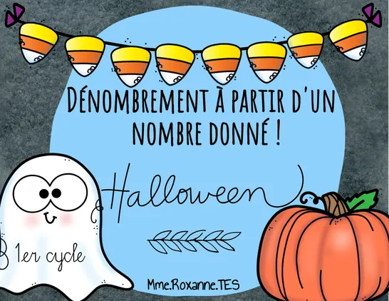 Dénombrement à partir d'un nombre donné, 1st grade, Task cards, Arithmetic