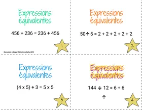 Expressions équivalentes