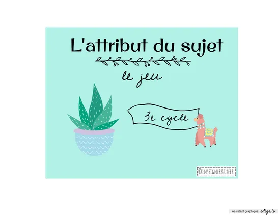 Jeu attribut du sujet