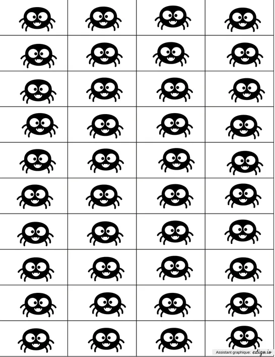 Dénombrement araignées