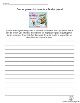 Que se passe-t-il dans la salle des profs?