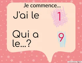 J'ai.. qui a de 1 à 10