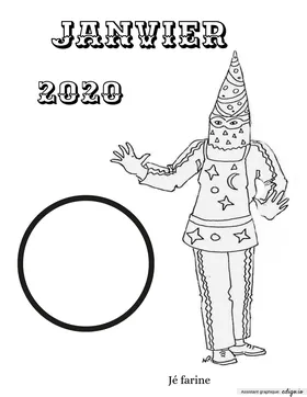 Coloriage de janvier2020