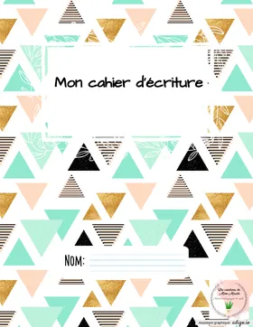Cahier: Écriture de textes