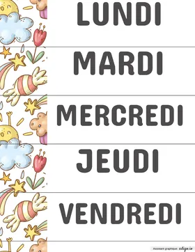Jours de la semaine