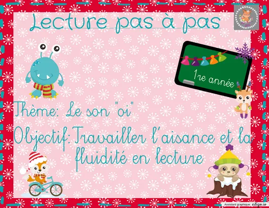 Lecture pas à pas- son oi Noël-