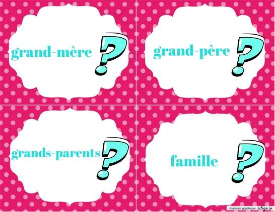 Vocabulaire de la famille