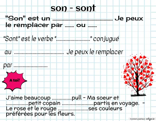 Révision homophones thème saint val