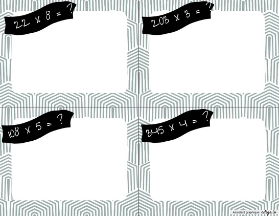 Multiplications en colonne