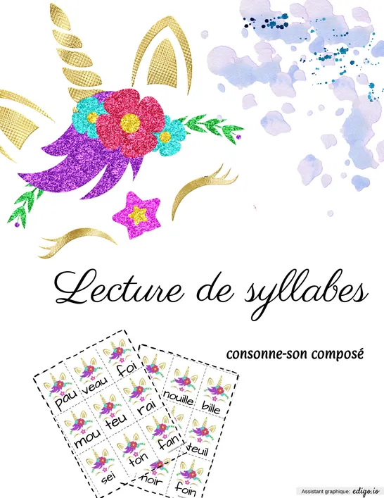 Syllabe - consonne-son complexe
