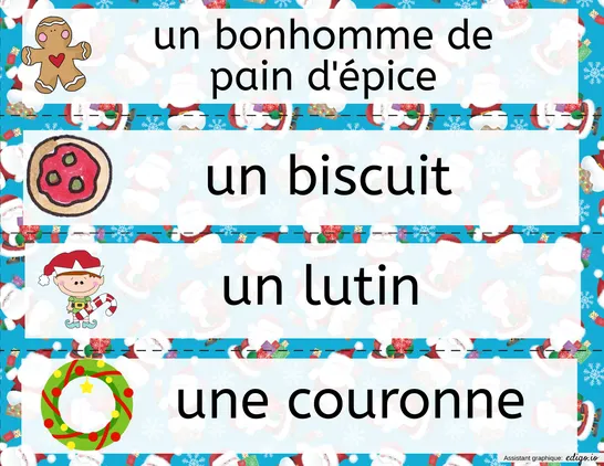 Vocabulaire de Noel