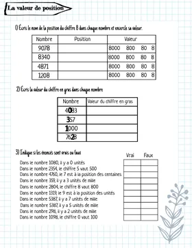 Feuille d'exercice