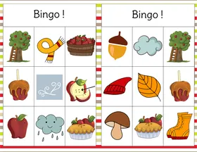 Bingo - L'automne et les pommes