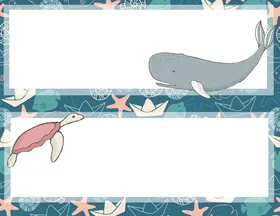 Under the Sea - Locker Tags