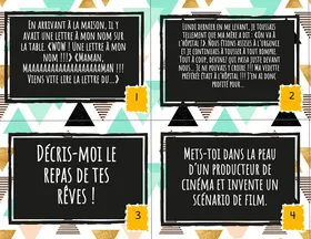Cartes à tâches sujets d'écriture (partie # 2 )