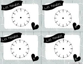 Cartes heures test
