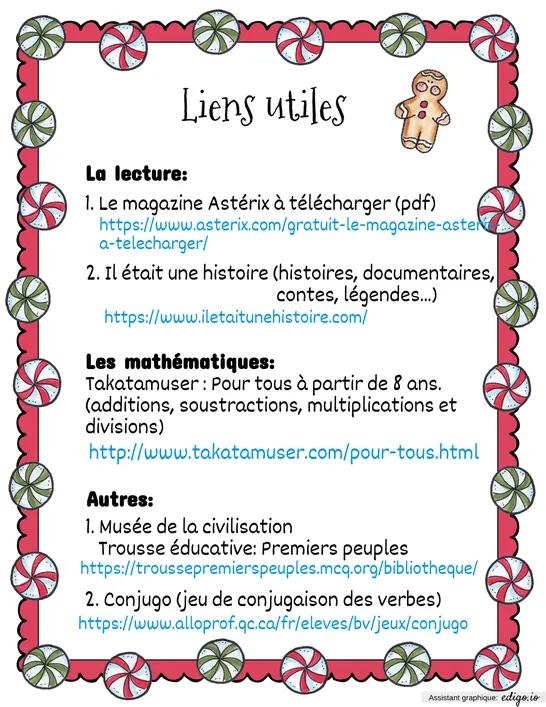 Liens utiles 3e cycle